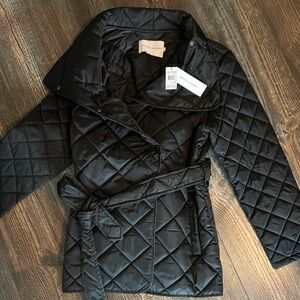 REBECCA MINKOFF Black Quilted Jacket